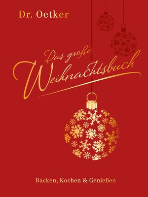 cover image of Das große Weihnachtsbuch
